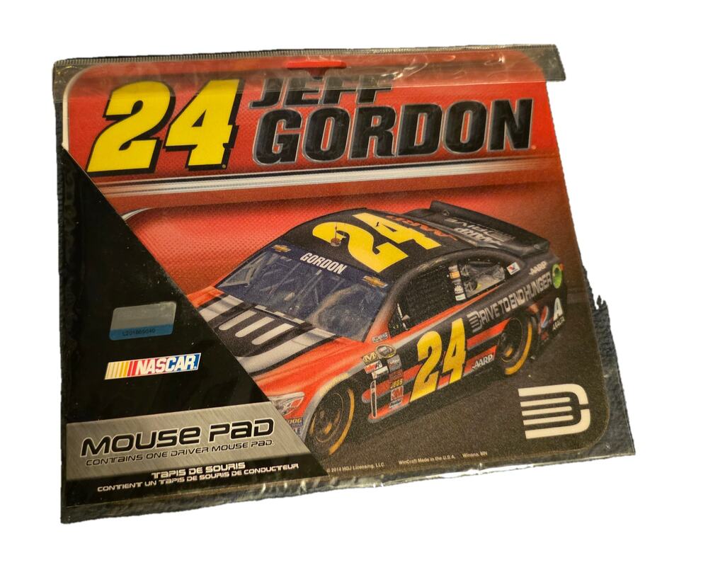 Jeff Gordon #24 Drive to End Hunger WinCraft NASCAR Mouse Pad Sealed New 2014